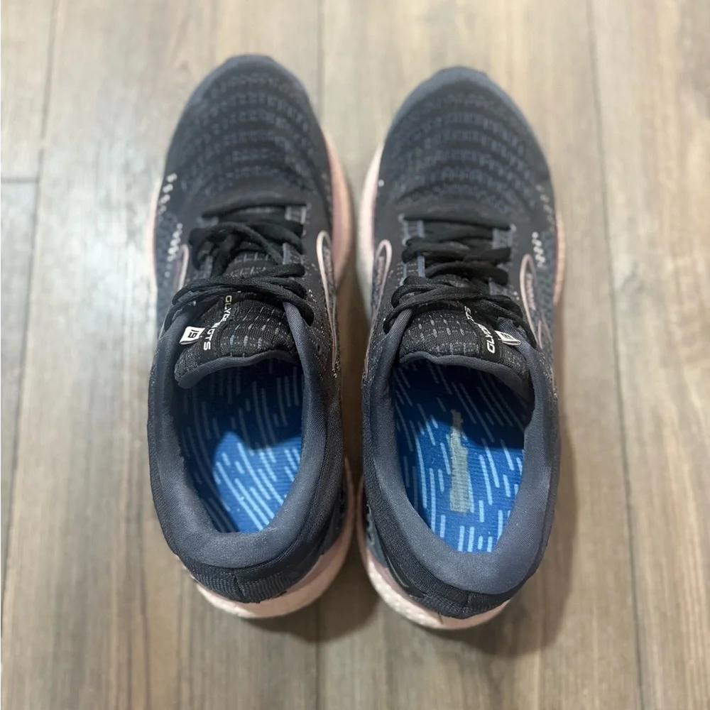 Brooks Glycerin GTS 19 Womens 12 Black Stability Running Shoes